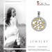 Silberdream SilberDream Ketten Anhänger -Kreis- bicolor 925er Sterling Silber SDH4384T Vierteljährliche Förderung