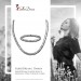 Silberdream SilberDream Schmuck Set Zopf Collier & Armband Damen 925 Silber SDS463J 50% Rabatt für begrenzte Zeit