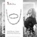 Silberdream SilberDream Schmuck Set Tropfen Zirkonia Collier & Armband Damen 925er SDS476W Online