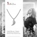 Silberdream SilberDream Schmuck Set Kette und Anhänger Flügel Zirkonia 925er SDS4925W Fabrikverkauf