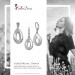 Silberdream SilberDream Schmuck Set Anhänger und Ohrringe Big Zirkonia Silber SDS4907W Versandkostenfrei