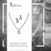 Silberdream SilberDream Schmuck Set Kette und Ohrringe Circle Zirkonia 925er Silber GSS408W Flash Sale