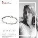 Silberdream SilberDream Armband Wave 925 Sterling Silber 18,5cm Silberarmband SDA477J Lagerräumung