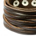 Silberdream SilberDream Herren Leder Armband braun Lederarmband LA2248B Neuheiten