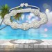 Silberdream SilberDream Shamballa Armband weiß mit 9 Zirkonia Kugeln weiß SDA930 Räumungsverkauf