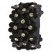 Silberdream SilberDream Lederarmband braun Glitzer Blumen Damen Armband LA5668B Riesige Rabatte