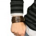 Silberdream SilberDream Lederarmband braun Herren Leder Armband LA1189B Kostenloser Versand international