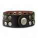 Silberdream SilberDream Nieten-Lederarmband Wickeloptik dunkelbraun Damen Leder Band LAP088N Rabatte dieses Monats