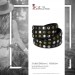 Silberdream SilberDream Nieten-Lederarmband Wickeloptik schwarz Damen Leder Armband LAP087S Preisnachlass