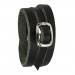 Silberdream SilberDream Lederarmband schwarz Herren Leder Armband LA2219 Cyber Monday