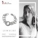 Silberdream SilberDream Armband Ringe 925 Sterling Silber Damen 18,5cm SDA419 Exklusive Angebote