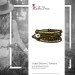 Silberdream SilberDream Lederarmband Tigerauge, Metallperlen gold Damen Leder Band LA2919B Neuheiten