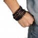 Silberdream SilberDream Lederarmband brown Damen Leder Armband LA2250B Bestseller