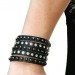 Silberdream SilberDream Lederarmband schwarz Zirkonia Damen Leder Armband LAP231S Kauf eins, bekomm eins gratis