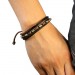 Silberdream SilberDream Lederarmband schwarz Surfarmband Leder Armband LA1237S Sonderangebote