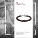 Silberdream SilberDream Lederarmband geflochten braun Edelstahl Armband LAP008B Wochenangebot