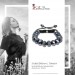 Silberdream SilberDream Shamballa Armband Glas schwarz 18 geschliffene Kugeln SDA912 Super Rabatt