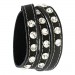Silberdream SilberDream Lederarmband schwarz Zirkonia Damen Leder Armband LAP228S zollfrei