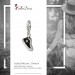 Silberdream SilberDream Glitzer Charm Sneaker schwarz Zirkonia Kristalle GSC515S Online Outlet