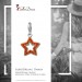 Silberdream SilberDream Glitzer Charm Stern offen orange Zirkonia Kristalle GSC556O Tägliche Deals