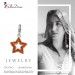 Silberdream SilberDream Glitzer Charm Stern offen orange Zirkonia Kristalle GSC556O Tägliche Deals