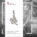 Silberdream SilberDream Glitzer Charm Kleeblatt weiß Zirkonia Kristalle GSC513W Super Sparpreis
