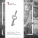 Silberdream SilberDream 925 Charm Schlüssel weiß Armband Anhänger FC241W Kostenlose Rückgabe
