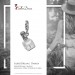 Silberdream SilberDream Charm Parfüm-Flacon Zirkonia 925er Armband Anhänger FC686 Letzte 2 Tage