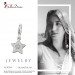 Silberdream SilberDream Charm Stern Zirkonia 925er Silber Armband Anhänger FC903W Begrenzt auf 3 Tage
