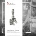 Silberdream SilberDream Charm Pferdekopf Armband Anhänger 925 Silber FC1043 Fabrikverkauf