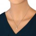 Silberdream SilberDream Halskette Süßwasser Perle weiß Zirkonias 925 Silber Damen SDK1508W Sonderangebot