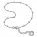 Silberdream SilberDream Fußkette Herz offen 26cm 925 Sterling Silber SDF2096