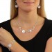 Silberdream SilberDream Collier Kette mit matten Elementen 925 Silber 45cm SDK400 Muttertagsangebot