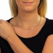 Silberdream SilberDream Collier Kette gedreht rose vergoldet 925 Silber Damen 45cm SDK21645E Jubiläumsangebot
