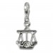 Silberdream SilberDream 925 Charm Waage Sternzeichen Anhänger FC7110