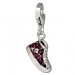 Silberdream SilberDream Glitzer Charm Sneaker lila Zirkonia Kristalle 925 GSC515V