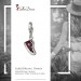 Silberdream SilberDream Glitzer Charm Sneaker lila Zirkonia Kristalle 925 GSC515V Letzte 3 Tage