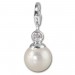 Silberdream SilberDream 925 Charm Perle weiß Armband Anhänger FC226W Sonderangebot der Fabrik