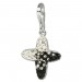 Silberdream SilberDream Glitzer Charm Kreuz Zirkonias ICE 925 GSC005
