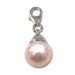 Silberdream SilberDream 925 Charm Perle rosa Armband Anhänger FC211A
