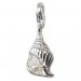 Silberdream SilberDream 925 Charm Muschel weiß Silber Armband Anhänger FC242W