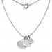 Silberdream SilberDream Kette 3 Herzen 925er Sterling Silber 45cm Halskette SDK8001J
