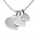 Silberdream SilberDream Kette 3 Herzen 925er Sterling Silber 45cm Halskette SDK8001J Outlet