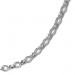 Silberdream SilberDream Erbskette oval 925er Silber Halskette 45cm Kette SDK20945 Sonderangebot