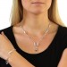 Silberdream SilberDream Collier Kette Wave 925 Silber 45cm Halskette SDK410 Exklusivangebot