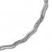 Silberdream SilberDream Collier Wave 925 Silber gehämmert matt 45cm Kette SDK4792O Preisnachlass