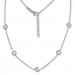 Silberdream SilberDream Collier Kette Blümchen 925 Sterling Silber 44cm - 47cm SDK11444J Kauf eins, bekomm eins gratis