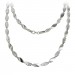 Silberdream SilberDream Collier Tropfen 925 Silber cutt matt 45cm Kette SDK4794O
