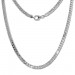 Silberdream SilberDream Panzer Kette facettiert 925 Sterling Silber Unisex 50cm SDK26950J