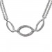 Silberdream SilberDream Kette Oval Zirkonia weiß 925er Silber 45cm Halskette SDK425W Bis zu 65% Rabatt